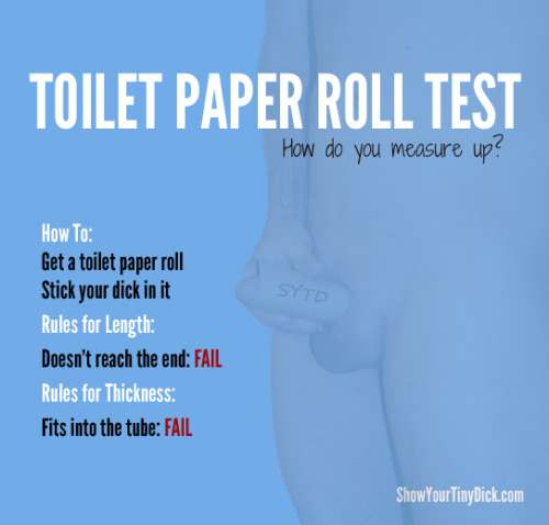 Toilet Paper Roll Test
